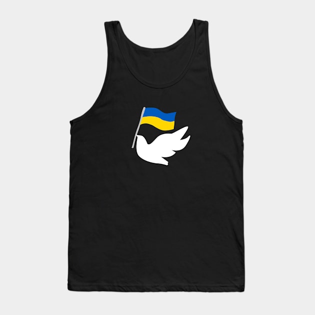 Ukraine Support No War Promote Peace Tank Top by Vity